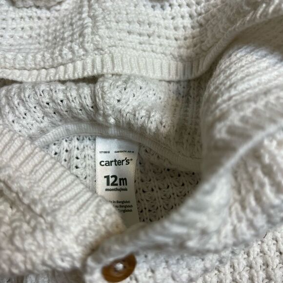 Carters baby sweater Cardigan size 12 months - Picture 4 of 5